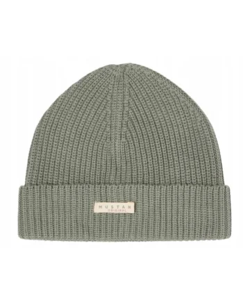 Caciula Barbati,  Flagstaff, Regular Fit, Design Clasic, Cu Logo, Aspect Tricotat, Caldura Si Confortabila, Bumbac, Universal, Verde