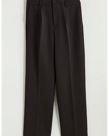 Pantaloni eleganti cu talie inalta, Negru