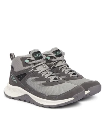 Bocanci trekking dama,  gri, material textil, confort maxim, stabilitate,