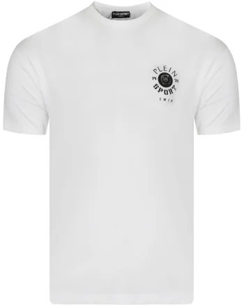 Tricou din bumbac cu detaliu logo pe piept
