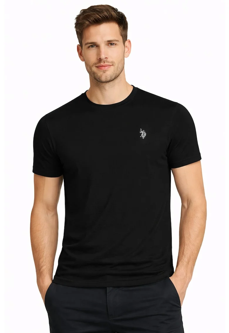Tricou cu decolteu la baza gatului