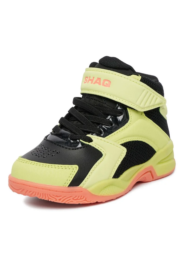 Pantofi sport copii,  material textil, verde, sistem inchidere Velcro