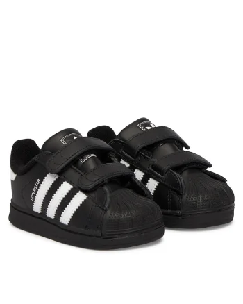 Pantofi sport copii,  JI3991, piele ecologica, negru, sistem inchidere Velcro