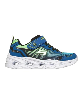 Pantofi sport Vortex 3.0 usori cu LED-uri, Verde lime/Albastru