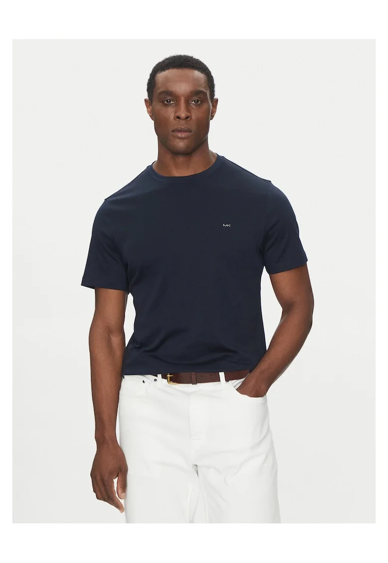 Tricou barbat,  bleumarin, bumbac,