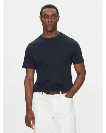 Tricou barbat,  bleumarin, bumbac,
