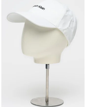 Sapca baseball cu logo brodat, Alb optic