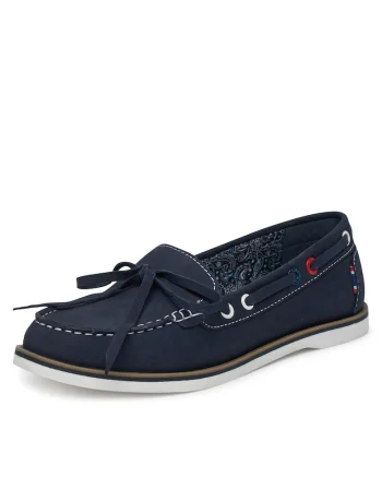 Mocasini dama  bleumarin, Albastru