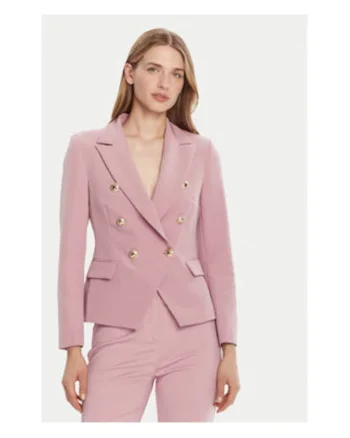 Sacou dama,  90% poliester, 10% elastan, Roz