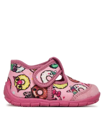 Pantofi  pentru fete, material textil, culoare roz, Roz