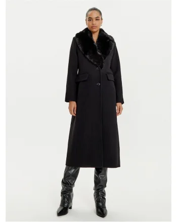 Palton elegant  pentru femei, Negru