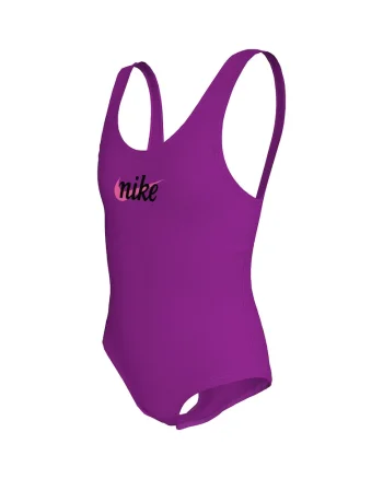 Costum de baie pentru copii  Swim Signature Swoosh, Mov