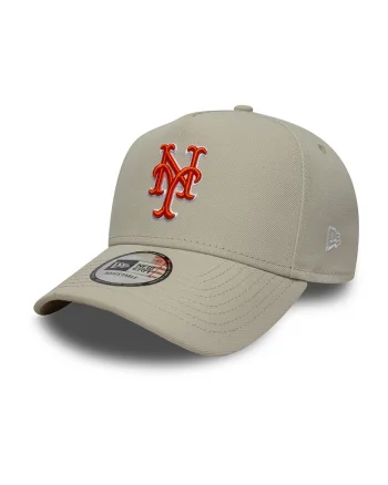 Sapca cu capsa pe partea din spate 9Forty NY Mets, Bej