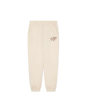Pantaloni sport  pentru fete, bej, pentru, Bej