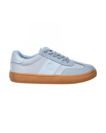 Pantofi sport low-cut cu detaliu logo, Albastru deschis
