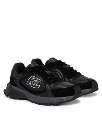 Tenisi barbati KL55523,  Negru, Piele naturala