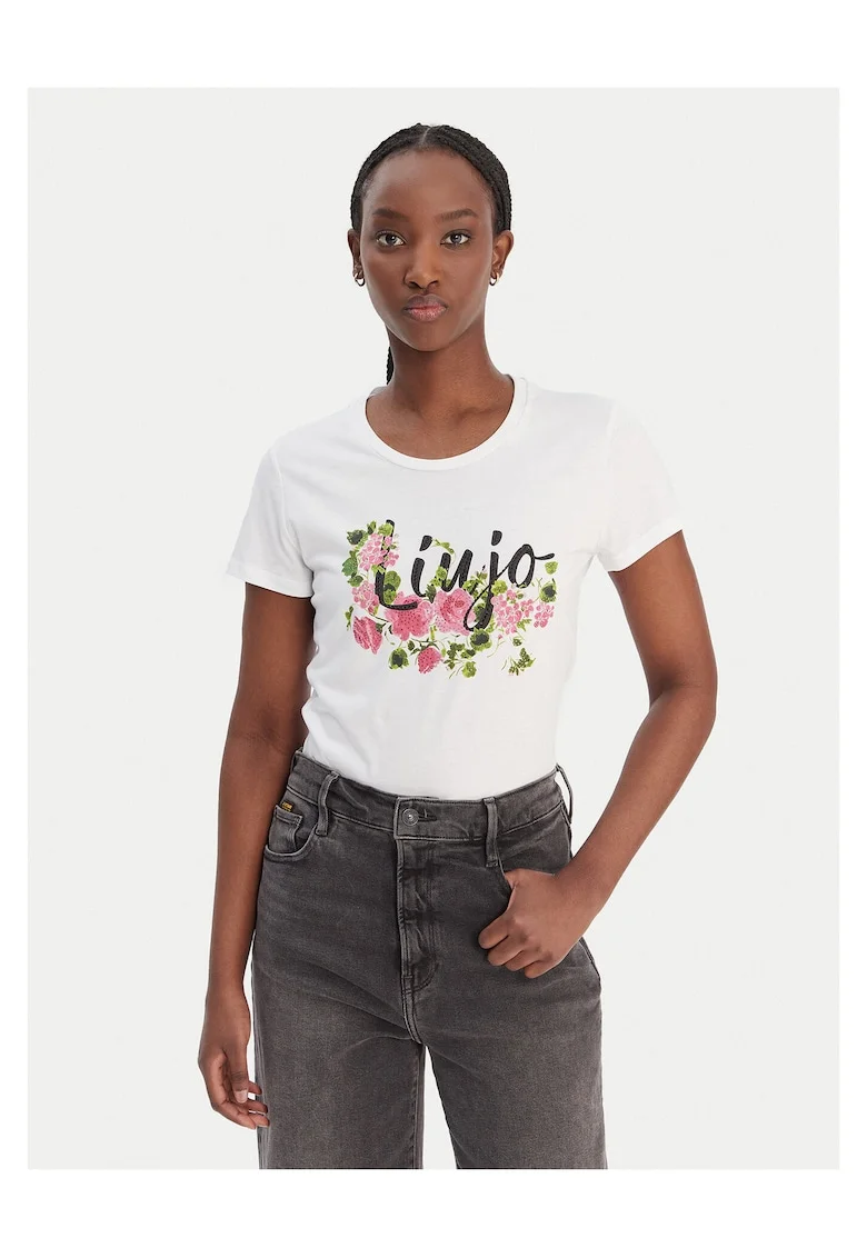 Tricou pentru Femei,  Alb, Bumbac