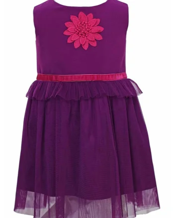 Rochie evazata, fara maneci Blakely, Violet tyrian