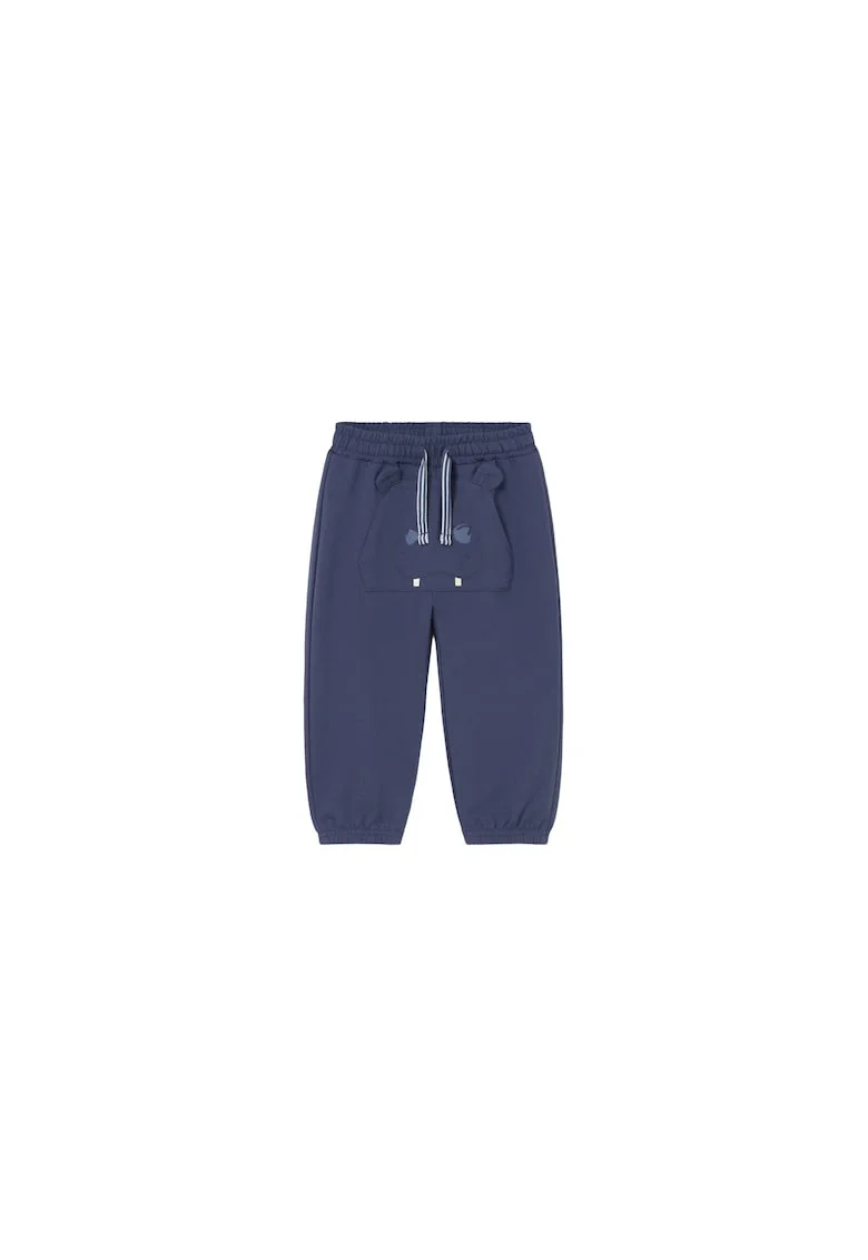 Pantaloni sport copii,  bleumarin, 60% bumbac, 40% poliester,