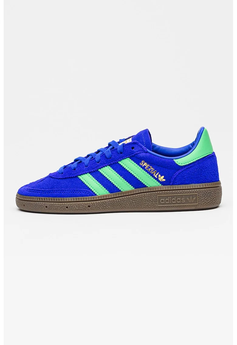Pantofi sport Spezial low-cut din piele intoarsa, Verde/Albastru royal