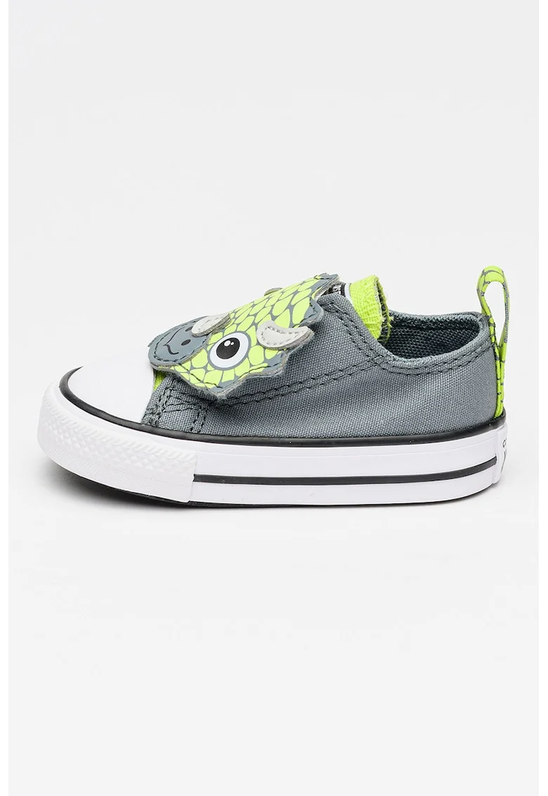 Tenisi cu velcro Chuck Taylor All Star, Verde neon/Verde sparanghel