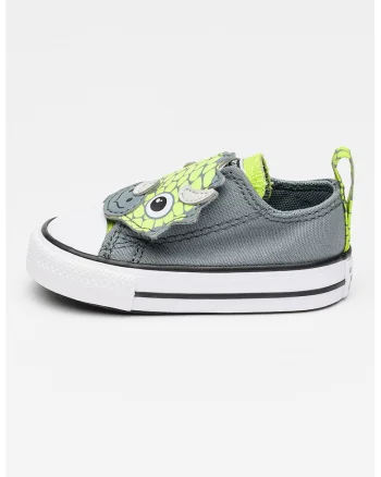 Tenisi cu velcro Chuck Taylor All Star, Verde neon/Verde sparanghel