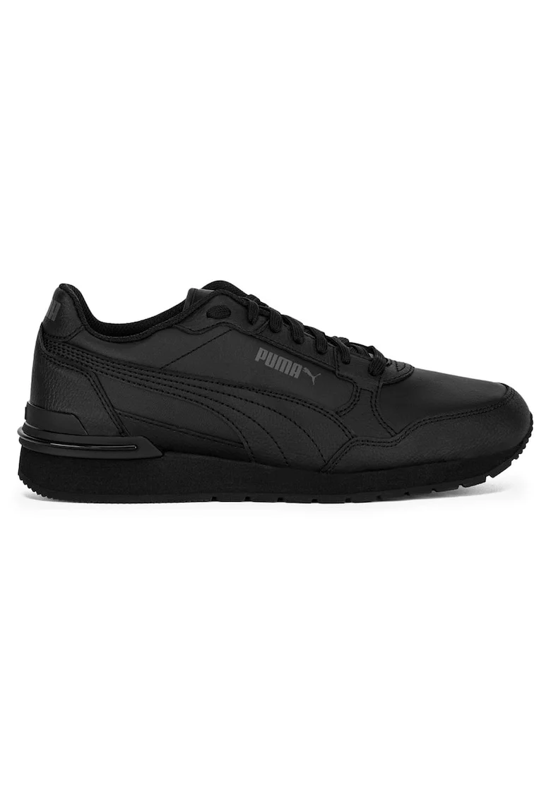 Pantofi sport copii,  piele naturala, negru, confortabil, design universal,