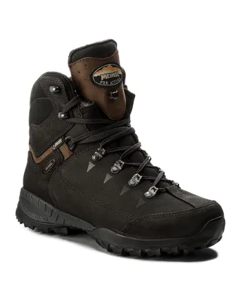 Bocanci barbati,  piele naturala, negru,