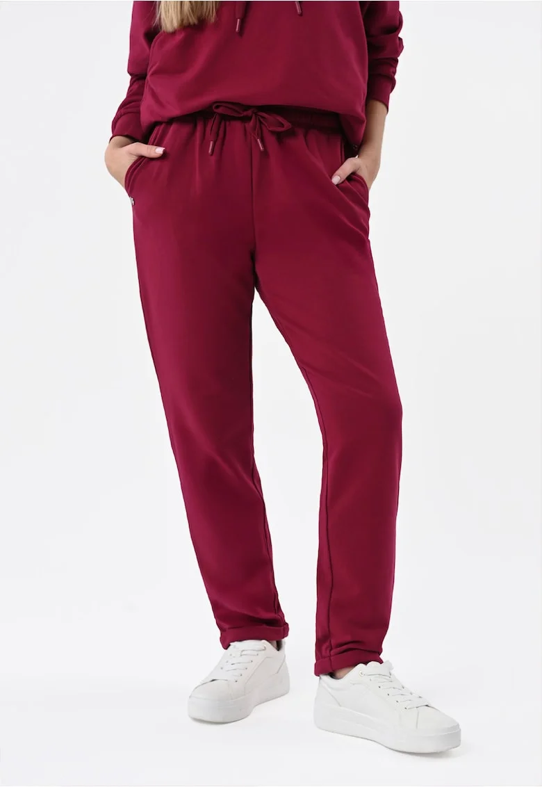 Pantaloni de trening din bumbac, dama,  N-Mery, roz, Roz