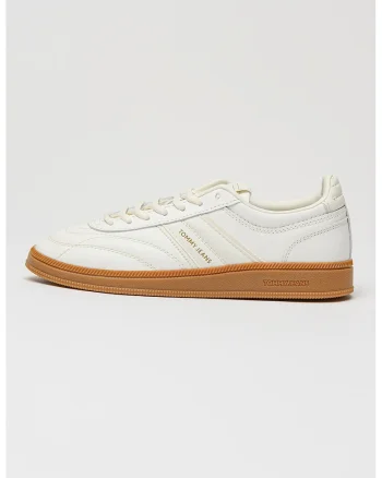 Pantofi sport de piele The Greenwich, Caramel/Alb murdar