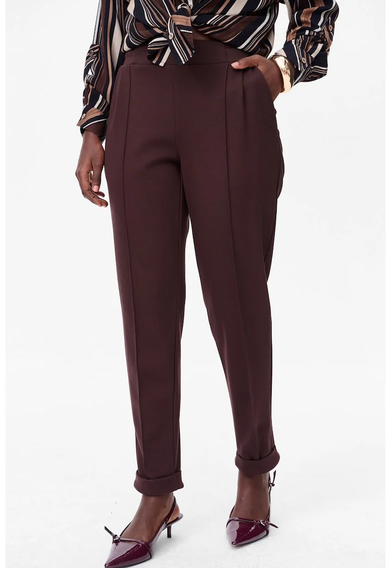 Pantaloni conici cu talie inalta Shazam