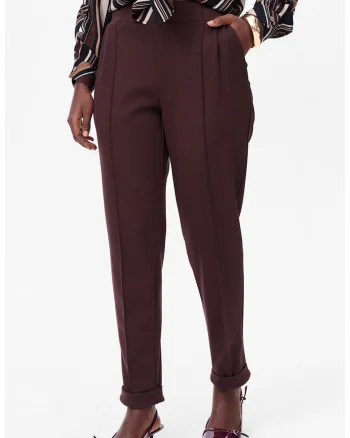 Pantaloni conici cu talie inalta Shazam