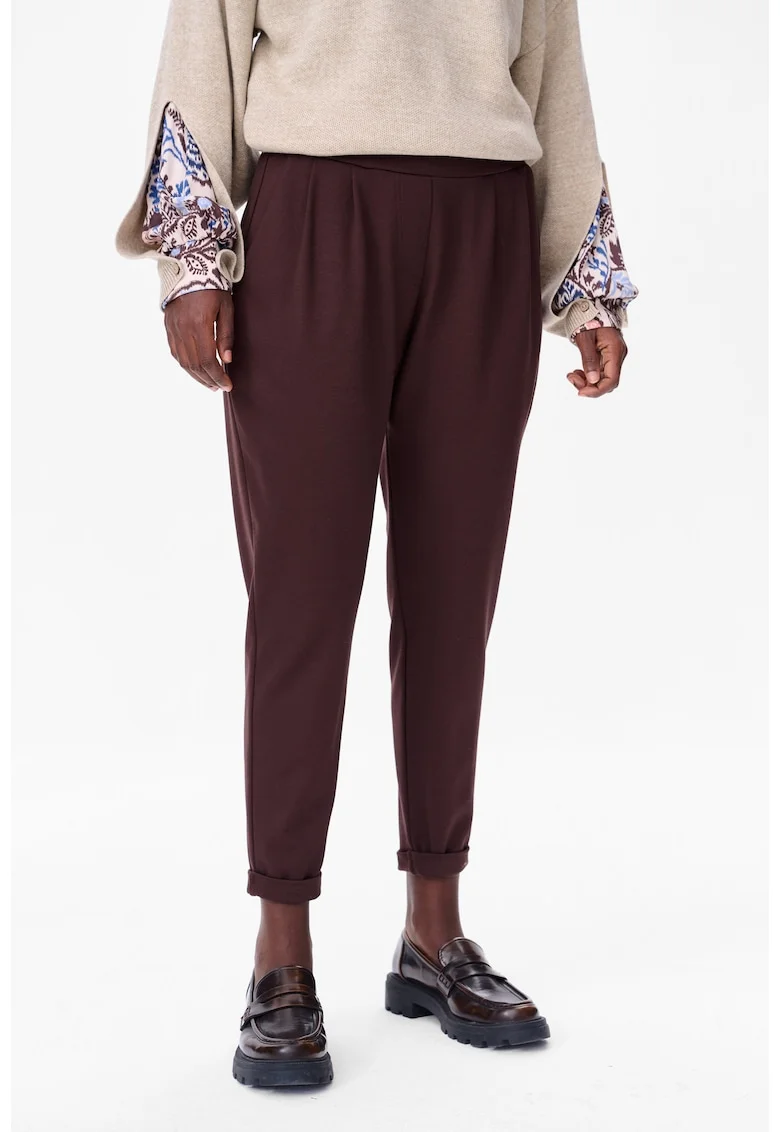Pantaloni crop cu croiala conica Polo
