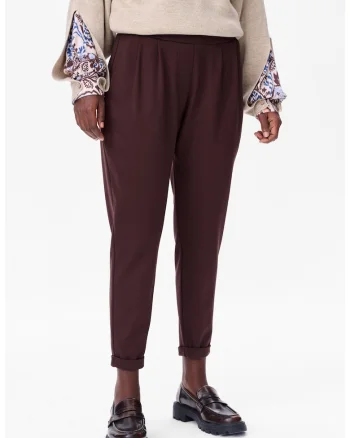 Pantaloni crop cu croiala conica Polo