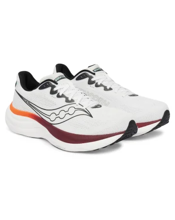 Pantofi sport barbati,  alergare, material textil, alb