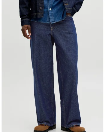 Blugi relaxed-fit, Albastru indigo
