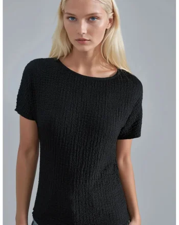 Tricou,  Jerseu, Negru, Pentru dama