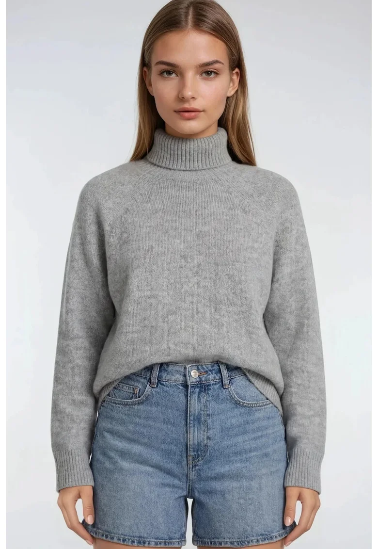 Pulover dama,  Tricot, Gri, One Size