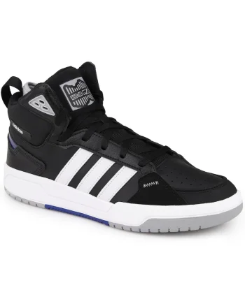 Pantofi sport barbati  100DB Mid, negru, baschet