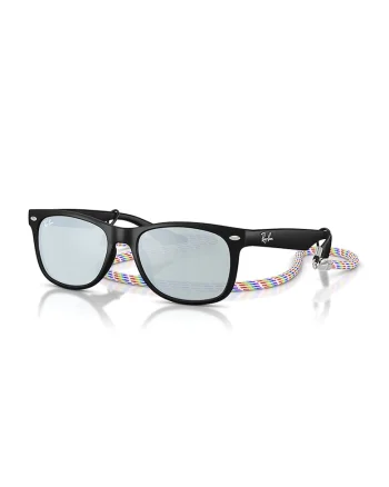 Ochelari de soare wayfarer cu lentile oglinda New, Gri antracit