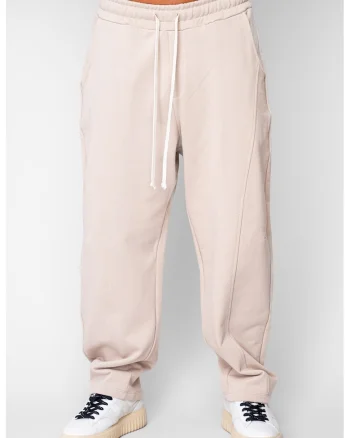 Pantaloni lungi Baloon Fit din 100% Bumbac - 400gr/mp Premium Edition Beige 20236, Bej