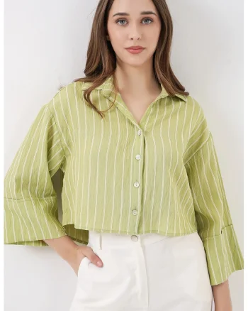 Camasa dama,  Verde, Textil