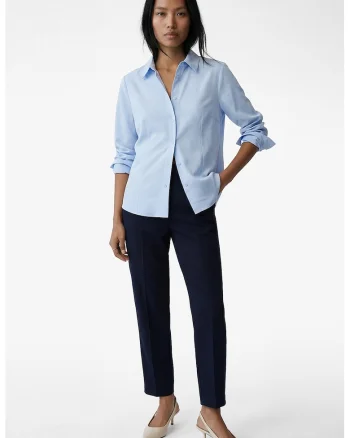 Camasa regular-fit cu guler clasic, Albastru deschis