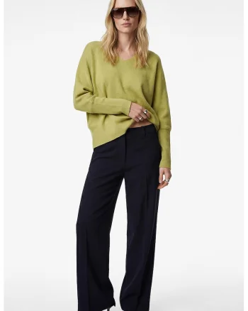 Pantaloni eeganti cu croiala dreapta, Albastru ultramarin