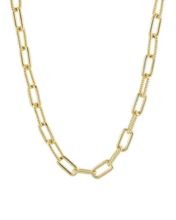 Colier placat cu aur de 18K, Auriu