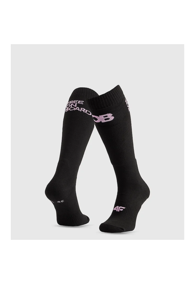 Sosete dama  negru, tehnologie 4FWarm - 65875, Negru/Roz