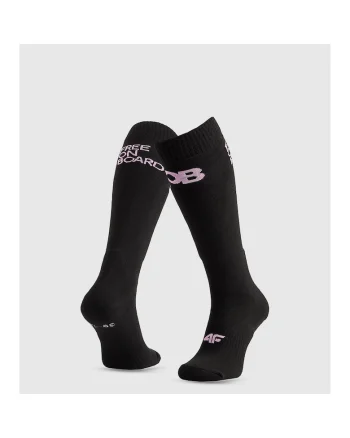 Sosete dama  negru, tehnologie 4FWarm - 65875, Negru/Roz