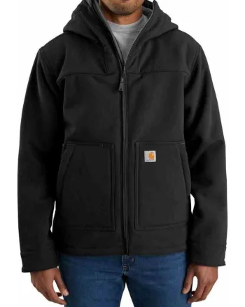 Jacheta  Super Dux, impermeabila, rezistenta la vant, nylon/elastan, neagra