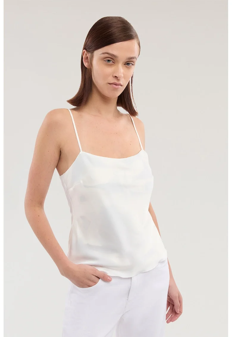Top cu model abstract, Alb optic