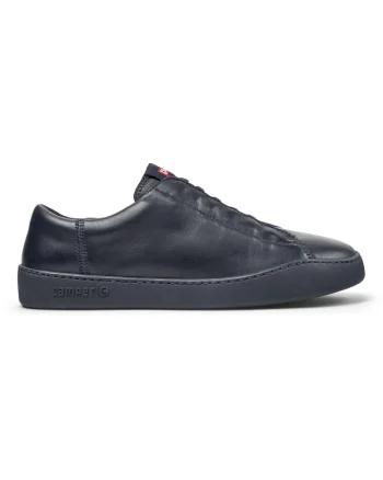 Pantofi sport Peu Touring de piele cu sireturi elastice, Albastru